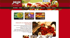 Desktop Screenshot of heladosjauja.com