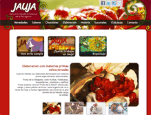 Tablet Screenshot of heladosjauja.com