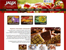 Tablet Screenshot of heladosjauja.com.ar